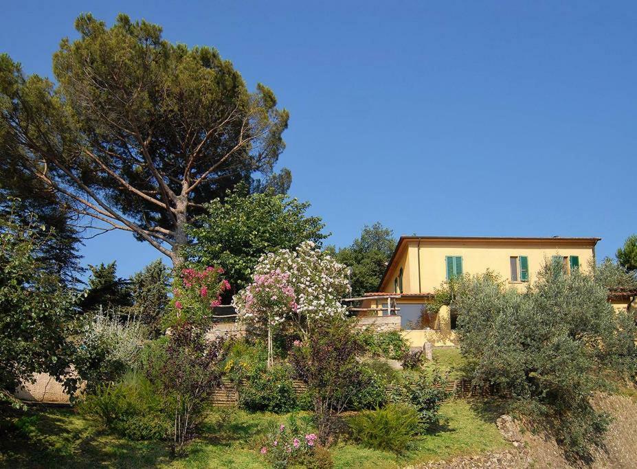 Stunning Country House Overlooking Tuscany Hills Lorenzana Ngoại thất bức ảnh
